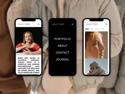 Ashley Smith Photography brand branding design identity illustration logo logomark logotype minimal ui web design