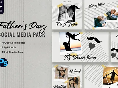Father's Day Social Media Template