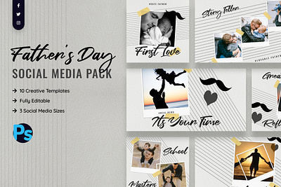 Father's Day Social Media Template