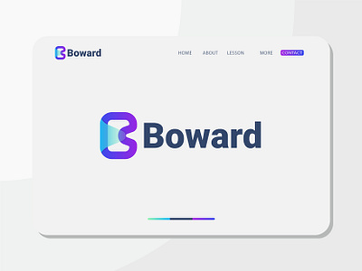 B letter logo - Boward | dailylogochallenge apps logo b letter logo b letter logo design b logo brand identity branding creative logo dailylogochallenge graphic design icon logo logo mark modern logo