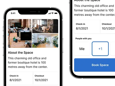 Book a Space booking concept idea mobile mobile app product product design ui uiux ux