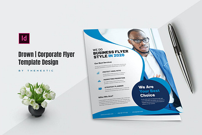 Drown | Corporate Flyer Template Design By Websroad advertising brochure business consultancy corporate creative design flyer flyerdesignideas flyerdesignonline flyerdesignsoftware flyerdesigntemplates flyerdesing illustration marketing modren multipurpose templates