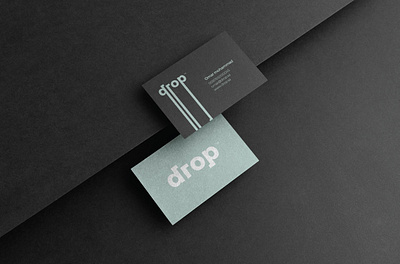 Drop Branding brand branding design identity illustration logo mockup psd showcase template