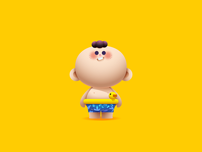 三元墩儿 cartoon character design illustration