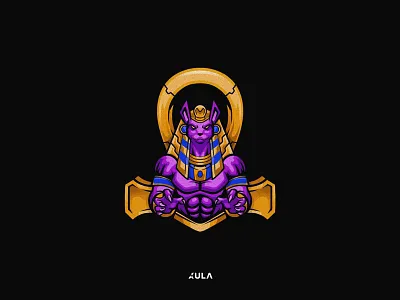 Anubis the god of death character design anubis branding death design dribbble egypt esport flat gaming god illustration legend logo mascot mummy vector