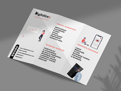 Tri Fold Brochure Design branding brochure design flyer graphic design logo tri fold