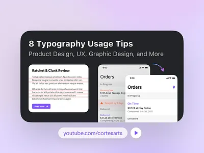 Practical Typography Tips Video advanced beginner figma font gradient graphic design lettering product design thumbnail tips tips and tricks tutorial type typography ui ux ux design web design youtube youtuber