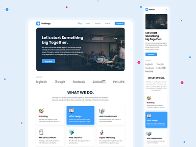 Grafengy Responsive Web Design agency agency web app branding design landing page landing page design logo mobile version responsive web responsive website ui ui ux ui design ux ux design web web design website website design