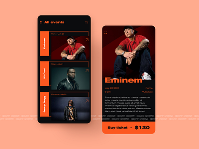 Ticketing App / Case Study app appdesign application design interface interfacedesign mobile mobilemockup mockup music musicapp ui uidesign userinterface ux uxdesign web webdesign