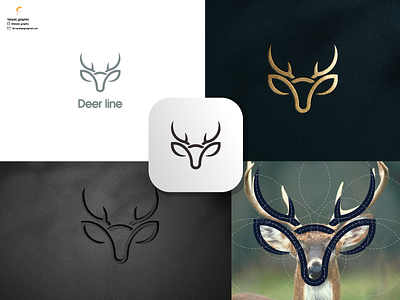 Deer Line branding corporate branding design graphic design illustration logo logodesign vector