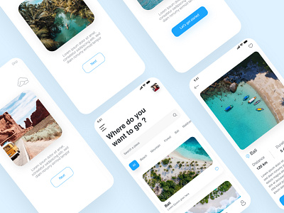 Travel app acreens app dailyui design travel app travelling ui ui design ux ux design