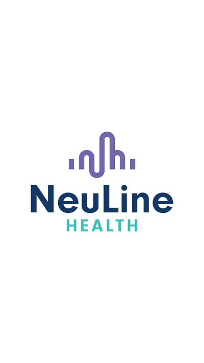 NeuLine Health Logo art direction branding design identity branding logo typography