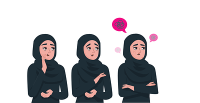 Hijab Girl branding character design illustration logo mobile typography ui ux vector