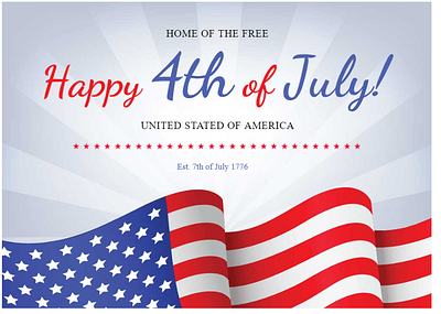 Happy Independence Day 4thofjuly appypie behance day design graphic holiday illustration independence july