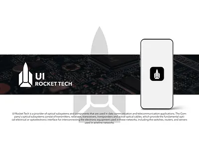 UI Rocket Tech best creative design dribbble fiverr flat free logo logo design logo designer logo maker minimal minimalist modern new tech ui rocket ui rocket tech