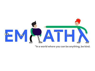 Empathy art design designdiaries empathy illustration illustrationdiaries illustrator kindness typedesign vector