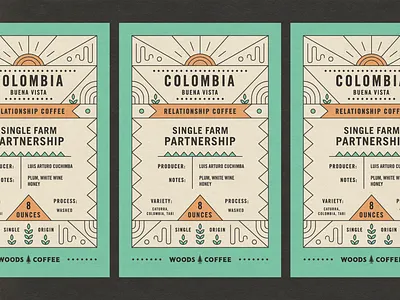 Single Origin Coffee Label