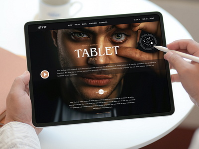 Free Modern Tablet Mockup tablet mockup