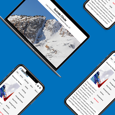 Skimo Co: eCommerce for Backcountry Skiers design ui ux