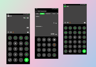 Calculator app calculator design ui