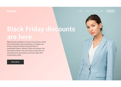 Fashion Store Page UI Web Design fashion store fashion store design modern store design online store ui design ux web design