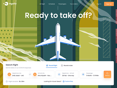 Flight Booking Page Animation ✈️ airport animation booking chart dashboard details flight icon illustration landing mobile moobile motion orely plane platform sky ticket ui website