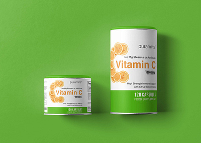 Vitamin Tin Can Mockup branding business can design illustration latest mockup new premium tin vitamin