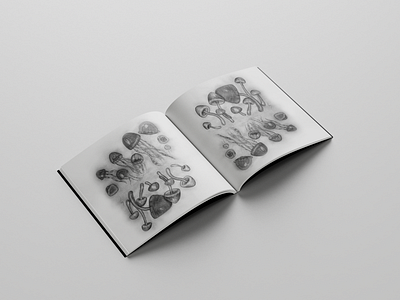 Jellyfish - Mushroom drawing illustartion jellyfish mashroom surrealism