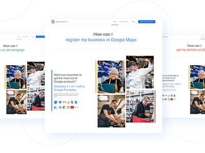 Design Exercise - Landing Page challenge color google interface landing page ui