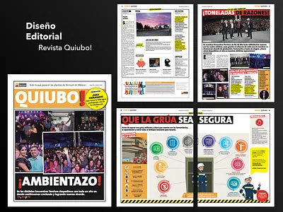 Newspaper design - Quiubo by Ternium design
