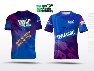 Running All Over Printable T-Shirt Design graphic design