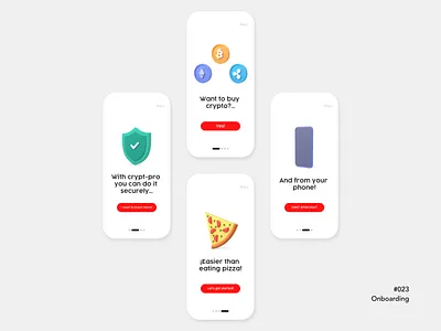 Onboarding | DailyUI 023 branding buttons challenge dailyui design experience graphic design illustration on boarding onboarding screens signup ui ux