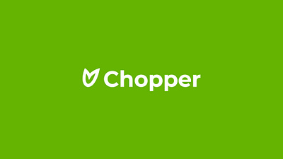 logo for Chopper branding logo recycle