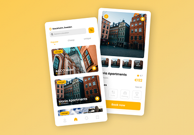 Hotel App beginner design graphic design hotel hotel app hotel app design