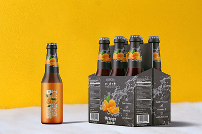 Orange Fruit Beer Packaging Mockup beer design free fruit illustration latest logo mockup orange packaging premium psd