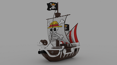 one piece ship 3d models 3d animation graphic design motion graphics