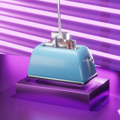 toaster 3d models 3d animation graphic design logo motion graphics