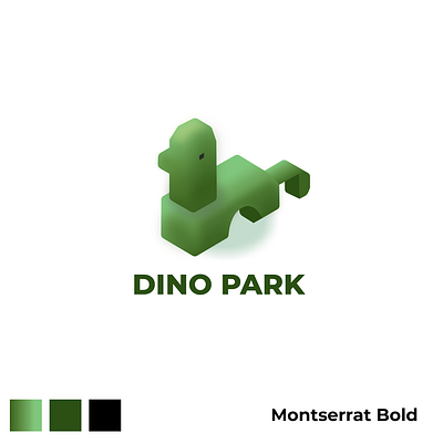 Day35: Dinosaur Amusement Park dailylogo dailylogochallenge logo