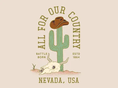 All For Our Country Unisex T-Shirt branding design illustration typography vector