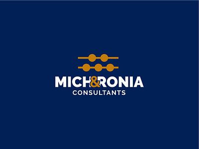 Mich & Ronia Consultants Branding branding design graphic design icon logo typography