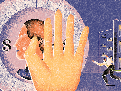 About job 3/3 art direction digital 2d editorial illustration illustration