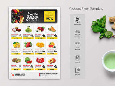 Supermarket & Grocery Flyer Promotion advert appliances best buys big sale big sale flyer commerce discount flyer electronic flyer marketing promotion promotion flyer sale flyer super shop flyer supermarket flyer ui