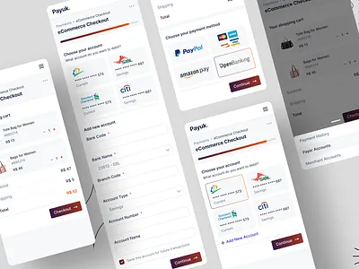 Online Payment UI Screens android app app app designer app screens app ui ux designer checkout checkout flow digital pay digital payment ecommerce checkout internet pay internet payment ios app mobile app mobile designer online pay online payment payment payment flow product