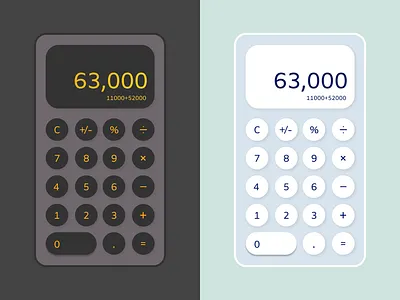 Daily UI 004: Calculator calculator daily ui dailyui figma graphic design mobile
