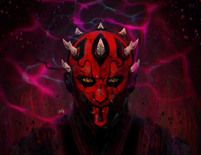 Maul 3d character art darth maul graphic design star wars