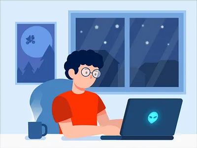 Happy World UFO Day animation design illustration motion graphics world ufo day