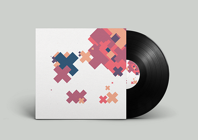RNDM 015 artwork cover design creative coding design electronic music generative art illustration javascript vinyl
