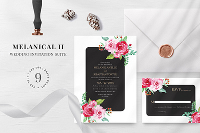 Charming Wedding Invitation Suite clean invitation design elegant invitation fresh fresh invitation