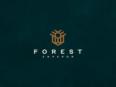 Forest Emperor branding character design forest icon lion logo symbol vector wild