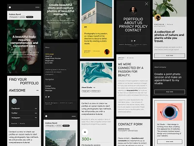 Rucoli Designer - Website design responsive blog cms concept design grid minimalist mobile responsive ui ux web design website